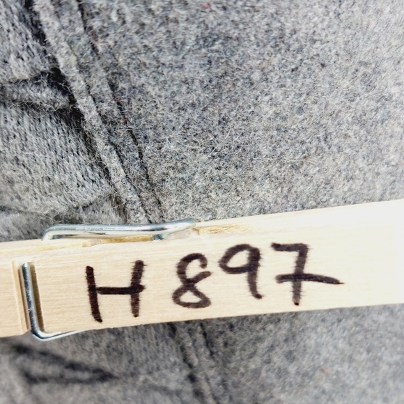 Nine West Qualner Grey Fabric Round Toe Block Heel Ankle Boots H897 - Picture 13 of 13